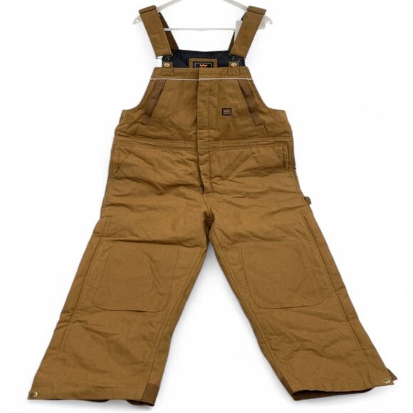 Walls Insulated Canvas Men’s Overalls Bib Utility Work Carpenter Size XL 46 x 28 - Picture 1 of 9